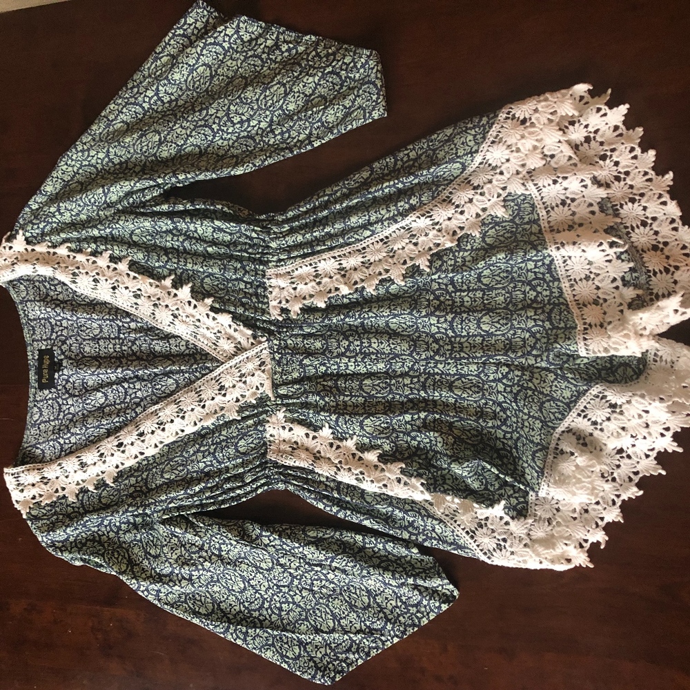 Green/Blue Romper